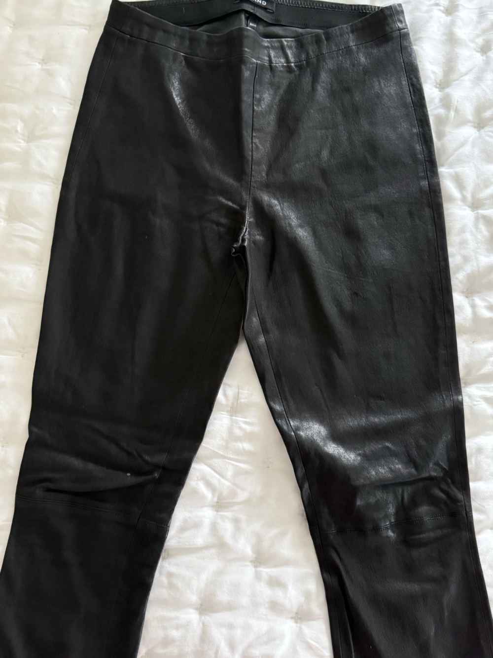 Women’s Black Leather Pants